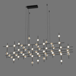 Luminosa Lighting Luminosa Provenza Modern Integrated Led Pendant Ceiling Light, 3000K