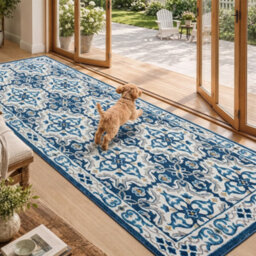 Moonlight Bedding Living Room Runner Rugs Washable Area Rugs Non-Slip Low Pile Printed Rugs (Luna, 80X150Cm) - thumbnail 4