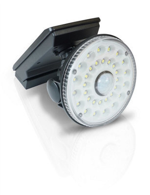 St Helens Home & Garden Solar Led Pir Motion Sensor Security Wall Flood Light Outdoor Garden Adjustable - image 1