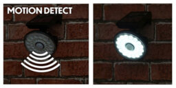 St Helens Home & Garden Solar Led Pir Motion Sensor Security Wall Flood Light Outdoor Garden Adjustable - thumbnail 3