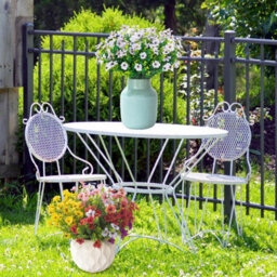 10 Artificial Silk Flower Bouquets, Fake Plants, Uv Resistant Greenery, Shrubs, Indoor And Outdoor Hanging Plants (White) - thumbnail 4
