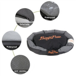 Bingopaw Large Dog Bed Waterproof Sofa Dog Pet Bolsters Removable Cushion Anti-Scratch,90X70X19Cm - thumbnail 8