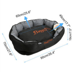 Bingopaw Large Dog Bed Waterproof Sofa Dog Pet Bolsters Removable Cushion Anti-Scratch,90X70X19Cm - thumbnail 2