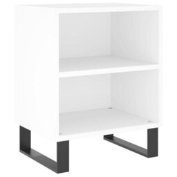 Berkfield Bedside Cabinets 2 Pcs White 40X30X50 Cm Engineered Wood - thumbnail 4