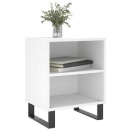 Berkfield Bedside Cabinets 2 Pcs White 40X30X50 Cm Engineered Wood - thumbnail 3
