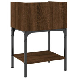 Berkfield Elegant Bedside Tables 2 Pcs Brown Oak 40.5X31X60 Cm Engineered Wood - thumbnail 9