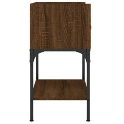 Berkfield Elegant Bedside Tables 2 Pcs Brown Oak 40.5X31X60 Cm Engineered Wood - thumbnail 8