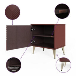 Frank Olsen Ava Lamp Table Mulberry - thumbnail 7