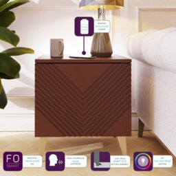 Frank Olsen Ava Lamp Table Mulberry - thumbnail 1