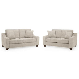 Nebraska 3+2 Sofa Set Beige Fullback