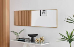 Furniturebox Emma Full Length Extra Large 170X50Cm Gold Framed Rectangular Vertical Living Room Hallway Wall Mirror - thumbnail 4
