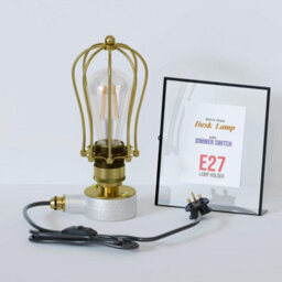 Vintage Conduit Light Table Lamp Kit With Dimmable Switch Steampunk Industrial Metal Cage Plug In Desk Lamp Table Lights - thumbnail 9