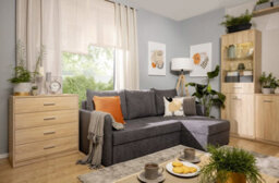 Arte Nepo Plus Oak Sonoma 80Cm Chest Of Drawers - Natural Wood-Effect 4-Drawer Storage Cabinet - thumbnail 5