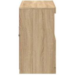 Berkfield Sideboard With Led Lights Sonoma Oak 81X37X67 Cm - thumbnail 8