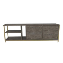 Decorotika Primrose Tv Stand Gold Wenge - thumbnail 5