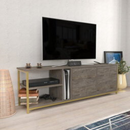 Decorotika Primrose Tv Stand Gold Wenge - thumbnail 3