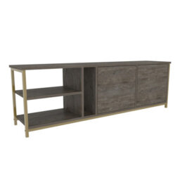 Decorotika Primrose Tv Stand Gold Wenge - thumbnail 4