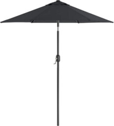 Songmics Garden Parasol Umbrella 2 M, Sunshade With Metal Pole And Ribs, Tiltable, Base Not Included, For Outdoor Terrace Balcony, Grey - thumbnail 3