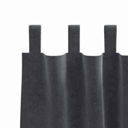 Berkfield Modern Blackout Curtains With Hanging Loops 2 Pcs Light Grey Velvet - thumbnail 6