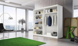 Arte Multi 203Cm - Black Sliding Door Wardrobe (H)2180mm (W)2030 (D)610mm - Timeless Elegance With Mirror Accent - thumbnail 2