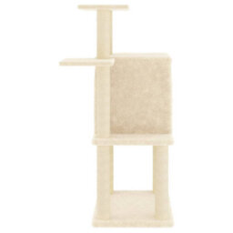 Walplus Cat Tree With Sisal Scratching Posts Cream 97 Cm - thumbnail 5