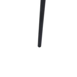 Beliani Retro Distressed Gold And Black Side Table 43Cm Round - Aluminum Top, Iron Hairpin Legs - thumbnail 5