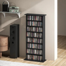 Cd Storage Unit Dvd Tower Blu Ray Storage Shelf - thumbnail 6