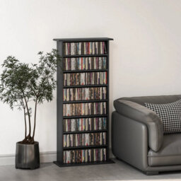 Cd Storage Unit Dvd Tower Blu Ray Storage Shelf - thumbnail 4