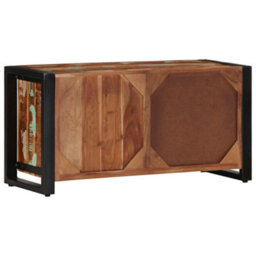 Berkfield Industrial Tv Cabinet 80X30X40 Cm Solid Wood Reclaimed - thumbnail 5