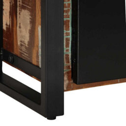 Berkfield Industrial Tv Cabinet 80X30X40 Cm Solid Wood Reclaimed - thumbnail 8