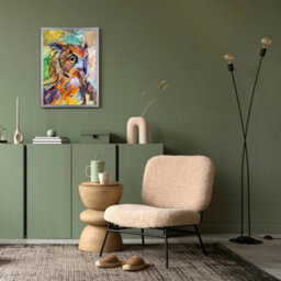 "AK Frames 20X14"" Silver Poster Frame - Modern Picture Frame For Wall Art, Prints And Photos - Durable And Stylish Display Frame" - thumbnail 4
