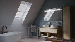 Yardlite Roof Window Grey / Pine Wood Centre Pivot Loft Skylight Unvented - M4A - 78Cm X 98Cm, Ufx Universal Flashing - thumbnail 5