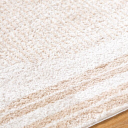 Livabliss Fossay Shaggy-Washable Beige Brown Green Grey Global High Pile Living Bedroom Rug 200 X 275 Cm Easy Care, Non Shedding - thumbnail 3