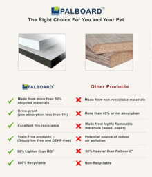 Palram Tiger Double Cat Litter Box Furniture Hidden, Xl Pet House Enclosure, Side Table For Large Cats With Hidden Flip Up Door - thumbnail 2