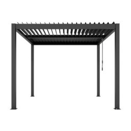 Agadon Aluminium Pergola Shading System 300 X 300 Cm Anthracite - 5 Year Guarantee - thumbnail 3
