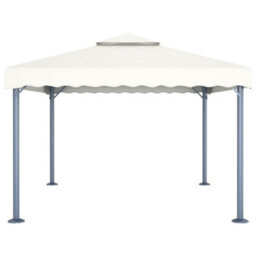 Berkfield Gazebo 400X300 Cm Cream Aluminium - thumbnail 3