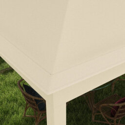 Outsunny Garden Folding Tent Heavy Duty Pop Up Gazebo For Party Cream - thumbnail 8