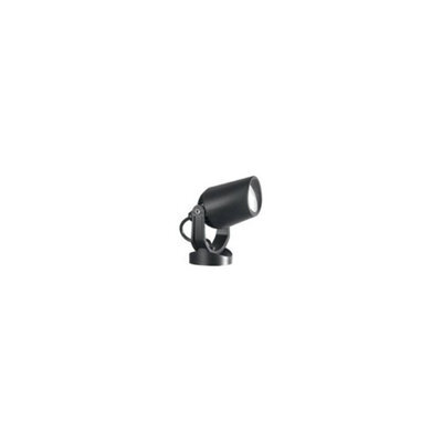 Ideal Lux Minitommy 1 Light Outdoor Spike Spotlight Black Ip66, Gu10 - image 1