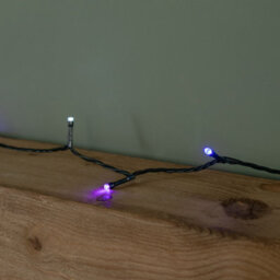 Samuel Alexander 28.7M 360 Led Supabrights Christmas String Lights With Timer In Blue, Purple & White - thumbnail 3