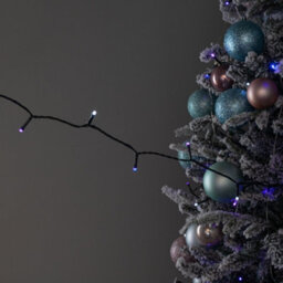 Samuel Alexander 28.7M 360 Led Supabrights Christmas String Lights With Timer In Blue, Purple & White - thumbnail 2