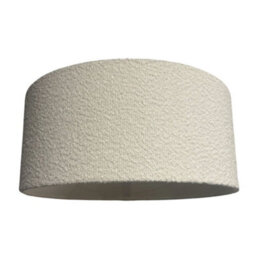 CGC Lighting Cgc Petra 45Cm Large White Boucle Ceiling Or Table Lamp Shade - thumbnail 9