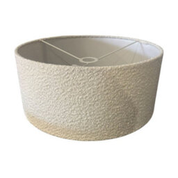 CGC Lighting Cgc Petra 45Cm Large White Boucle Ceiling Or Table Lamp Shade - thumbnail 7