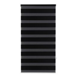 GoodHome Elin Corded Black Day & Night Roller Blind (W)60Cm (L)180Cm - thumbnail 2