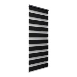 GoodHome Elin Corded Black Day & Night Roller Blind (W)60Cm (L)180Cm - thumbnail 3
