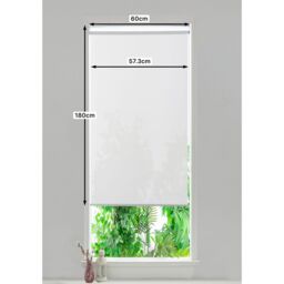 GoodHome Badallo Corded Optic White Daylight & Thermal Roller Blind (W)60Cm (L)180Cm - thumbnail 7