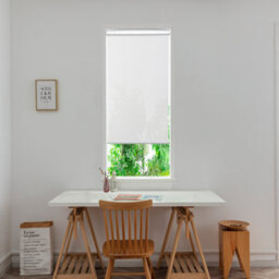 GoodHome Badallo Corded Optic White Daylight & Thermal Roller Blind (W)60Cm (L)180Cm - thumbnail 1