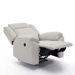 More4Homes Skye Linen Electric Recliner Chair (Beige) - thumbnail 6