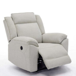 More4Homes Skye Linen Electric Recliner Chair (Beige) - thumbnail 7