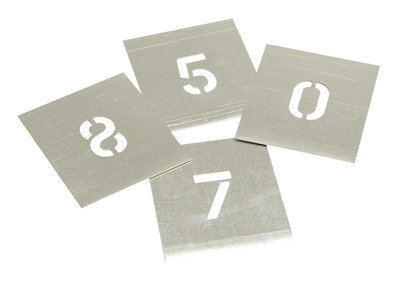 Stencils F1 Set Of Zinc Stencils - Figures 1In Stnf1