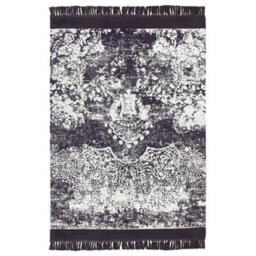 Beliani Rug Akarsu Violet 160 X 230 Cm Viscose - thumbnail 4